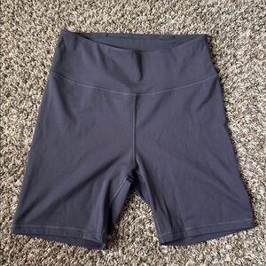 Dark Gray Biker Shorts